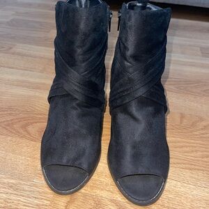 Journee Collection Black Ankle Boots